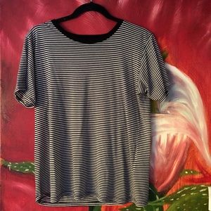 Reformation striped relaxed tee